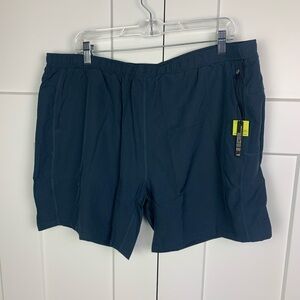 NWT Swet Tailor XXL Active Lined Shorts Admiral Blue Navy